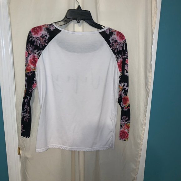 Long Sleeve Floral Wifey Shirt - Picture 5 of 6